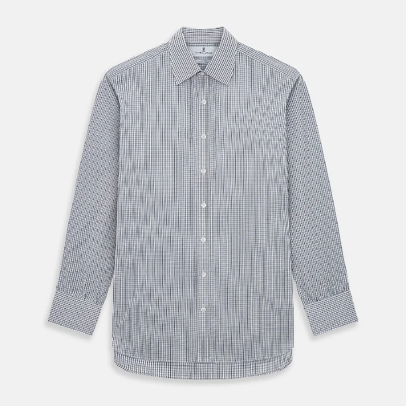 Grey Double Graph Mayfair Shirt