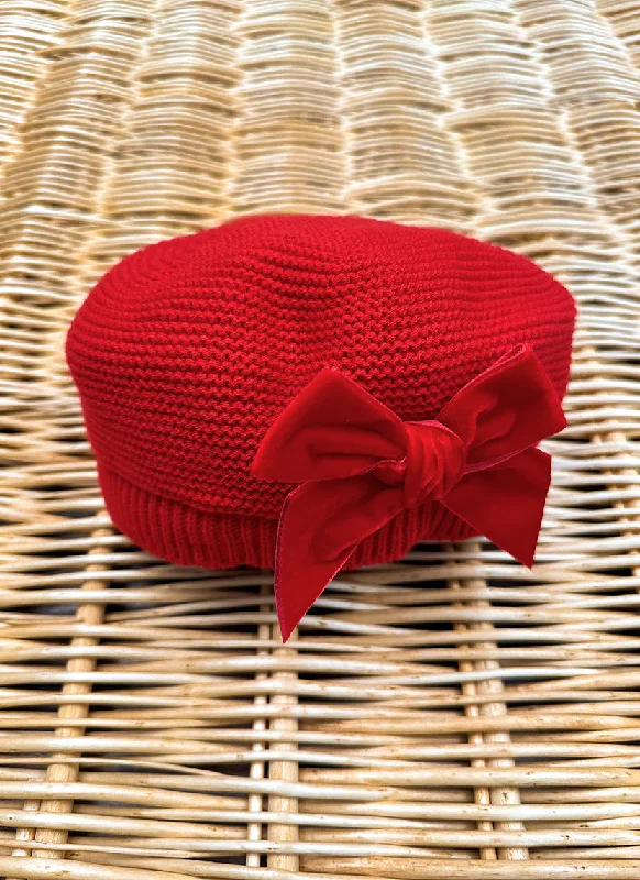 GARTER STITCH BERET